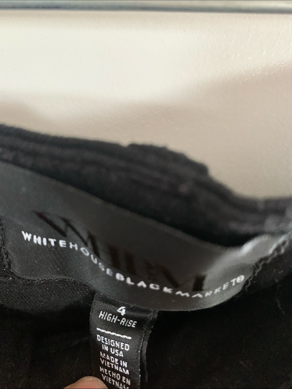 White House Black Market Classic Black Pants High Rise Ankle - Picture 4 of 8